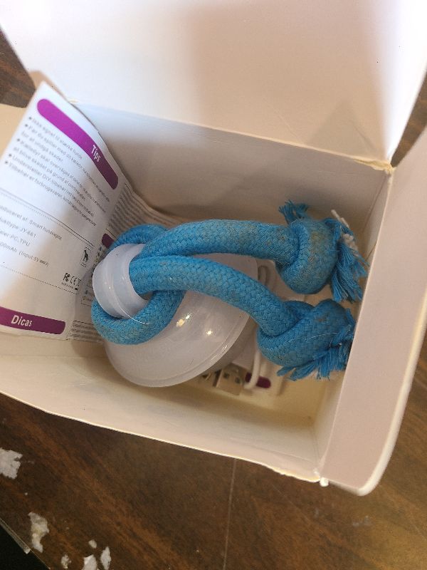 Photo 1 of 2026 New Interactive Dog Ball [Upgraded Version] - Smart Automatic Rolling Toy with Chew Rope & Sound for Small to Medium Dogs, USB Rechargeable, Durable Dog Stimulation Toy to Keep Them Busy