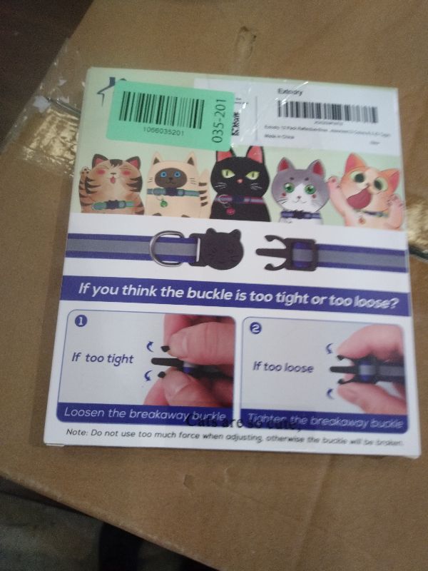 Photo 1 of 12 Pack Reflective-Breakaway Cat Collars with Bells,Safety Buckle Kitten Collar, with Name Tag, Adjustable,Ideal for Girl Cats Male Cats,Pet Supplies,Stuff,Accessories(12 Colors & 2 ID Tags)