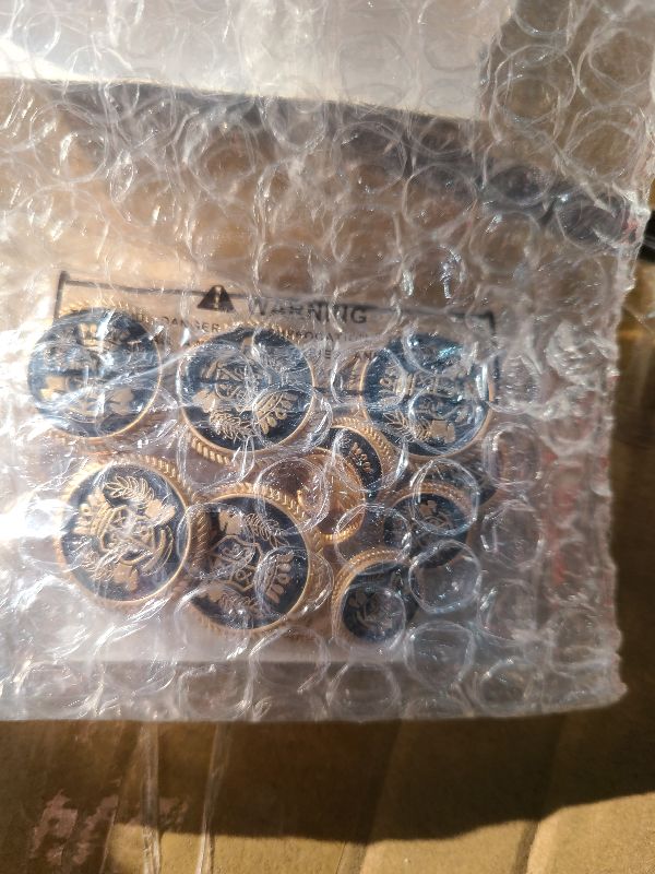 Photo 1 of 14 PCS Metal Blazer Button Set,15 mm and 23mm Gold Buttons for Sewing Vintage Buttons,for Blazer,Suits,Sport Coat,Uniform,Jacket (Black Gold)