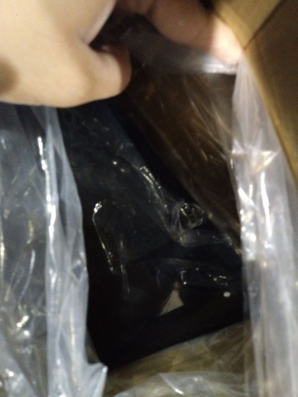 Photo 1 of 1DOT2 Football Display Case, Clear Acrylic Memorabilia Football Case Box with Double-Layer Black Built-in Football Display Holder for Football Fans, Collectors (No Assembly Required)