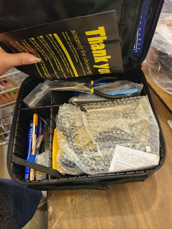 Photo 1 of 124Pcs 3D Printing Accessory Tools with Tool Bag for 3D Printer Modeler Basic Tools Diverse 3D Print Nozzle Cleaning Kit Mini Rotary Tool 3D Printer Tools for Remove/Trim and Finish 3D Print