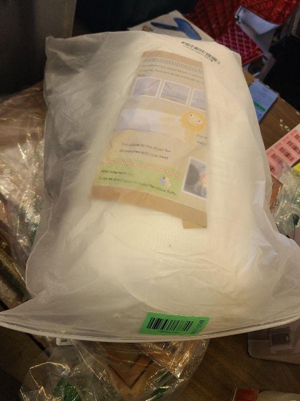 Photo 1 of 1 MIDDLE ONE Round Cylinder Bolster Pillow with Removable Velvet Cover, Tube Roll Cervical Pillow for Head, Neck, Back and Legs Support, 13" x 6", Grey