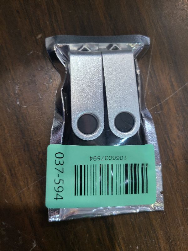 Photo 1 of 2 Pack 64GB USB Flash Drive USB 2.0 Thumb Drives Jump Drive Fold Storage Memory Stick Swivel Design - Black