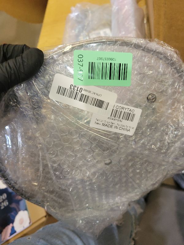 Photo 1 of 10 Inch Pan Lid 10" Tempered Glass Lid for Frying Pan, Skillets, Pans, Pots and Wok, Heat Resistant Handle