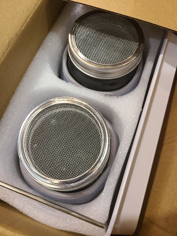 Photo 1 of [LARGE SIZE] 2000ml(68oz) Seed Sprouting Mason Jar Kit with Stand,Drain Tray, Screen Lids,Blackout Sleeves,Good Ventilation & Drainage Capacity,Growing Fresh Organic Mung Beans,Broccoli & Microgreens
