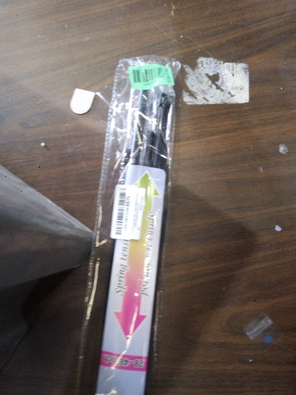 Photo 1 of 2 Pack Spring Tension Rods 28-48 Inches,5/8" Diameter Black Spring Loaded Curtain Rods,Adjustable Small Short Tension Curtain Rod for Windows,Kitchen, Doorway,Bathroom,Cupboard Bars