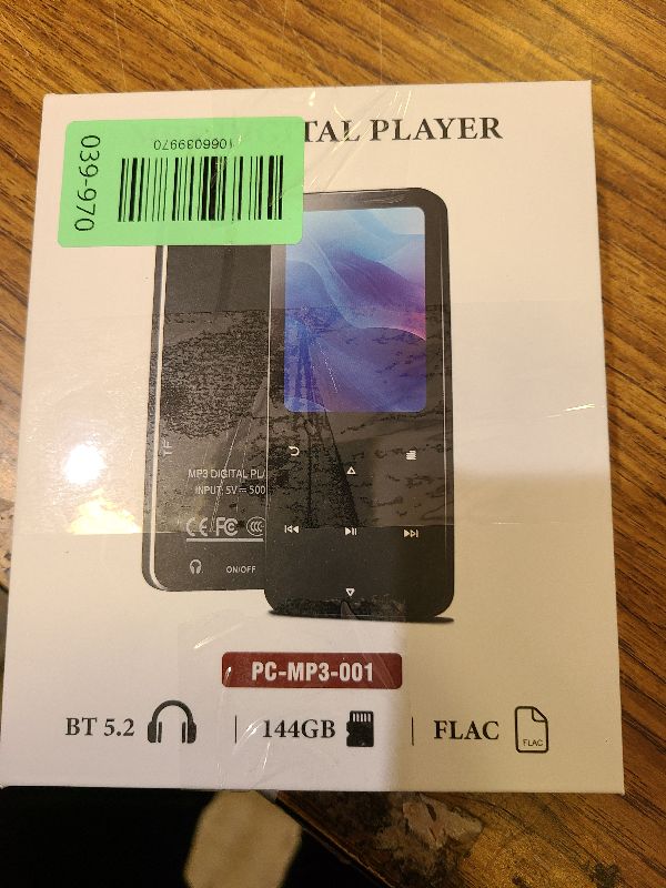 Photo 1 of 144GB MP3 Player, Bluetooth 5.2 Music Player, HiFi Sound Digital Music