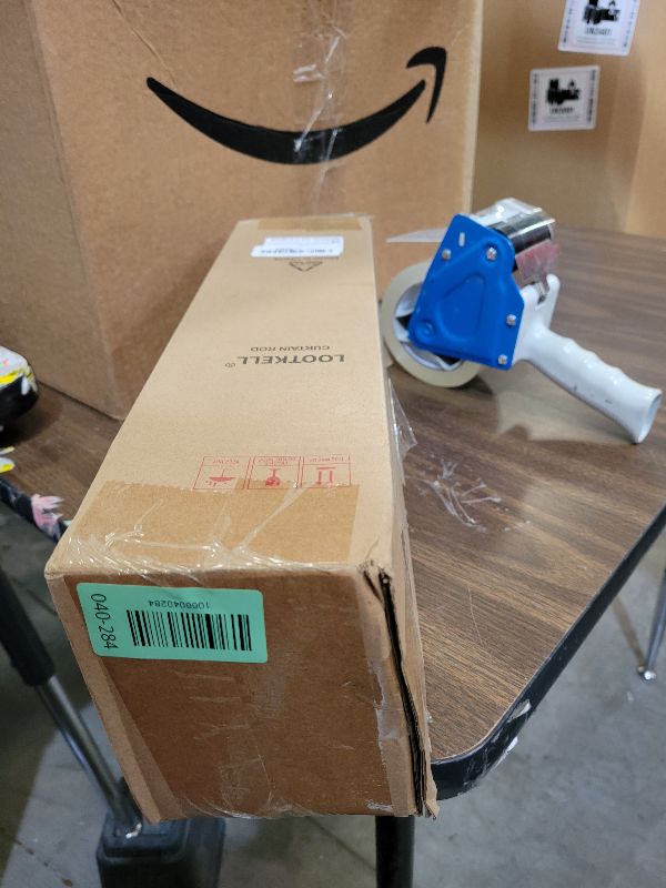 Photo 1 of 2 Pack Brown Curtain Rods Set for Windows 48 to 84 Inches Adjustable Length Heavy Duty 7/8" Diameter Window Curtain Rod with Decorative Finials for Outdoor Farmhouse Bedroom Kitchen Living Room