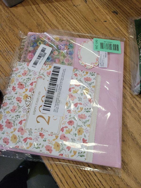 Photo 1 of 2026 Standing Flip Desktop Desk Calendar?January to December 2026, Flip Floral Planner Calender with Stickers ?Memoranda Lined Pages?To-do List & Notes?Strong Twin-Wire Binding 9.5" x 7.9"
