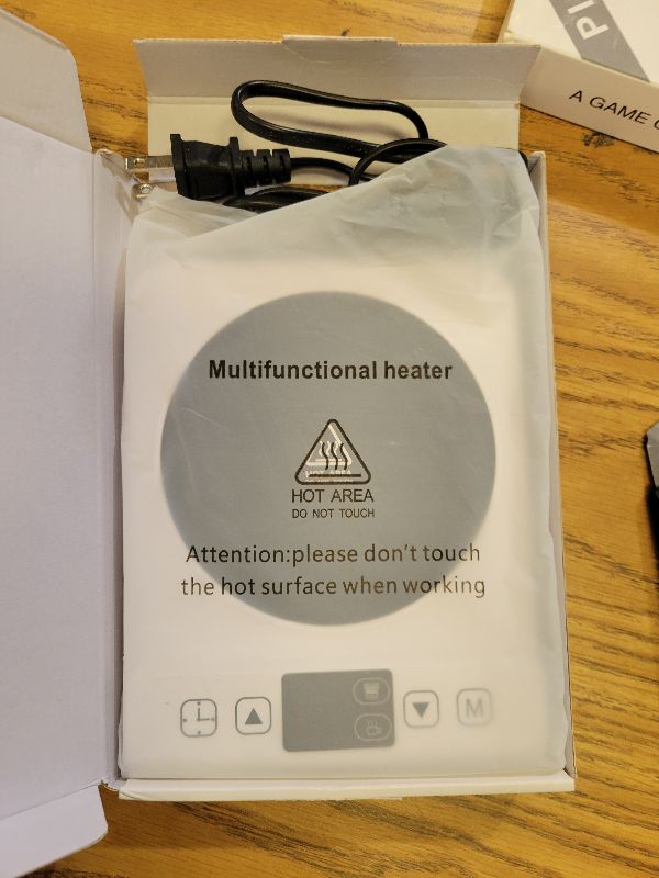 Photo 1 of 2 in 1 Sourdough Starter Warmer Mat - Upgrade Warming Heating Sour Dough Starter Pad 24H Timer 1°F Thermostat Control(70-100°F) & Coffee Heater(110-180°F), Fit Jar Up to 40oz, Perfect for Home Backing