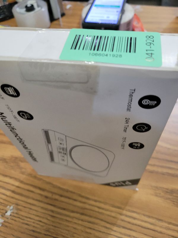 Photo 1 of 2 in 1 Sourdough Starter Warmer Mat - Upgrade Warming Heating Sour Dough Starter Pad 24H Timer 1°F Thermostat Control(70-100°F) & Coffee Heater(110-180°F), Fit Jar Up to 40oz, Perfect for Home Backing