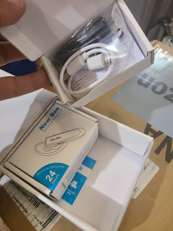 Photo 1 of [2 Pack] Bluetooth Earpiece Wireless Handsfree Headset V5.0 24 Hrs Driving with Mic 60 Days Standby Bluetooth Headset for iPhone Android Samsung Driver