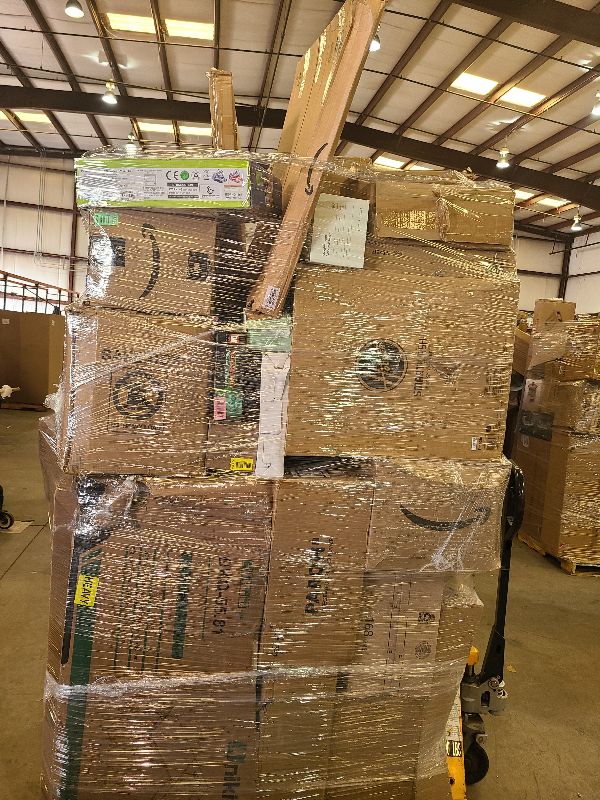 Photo 1 of As is general merchandise pallet roughly 60 items  average

Customer is responsible for leading the pallet 
