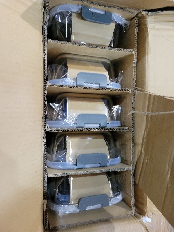 Photo 1 of [10-Pack] Glass Meal Prep Containers with Lids, MCIRCO Food Storage Containers with Snap Locking Lids, Airtight Lunch Containers, Microwave, Oven, Freezer and Dishwasher