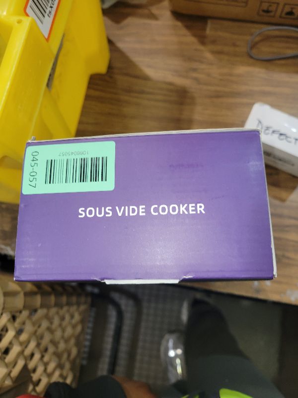 Photo 1 of 1300W Sous Vide Precision Cooker Machines(2.4G WIFI), IPX7 Full Waterproof Immersion Circulator, New Quiet Brushless Motor, 6 One-Touch Presets, Effortless Gourmet Meals