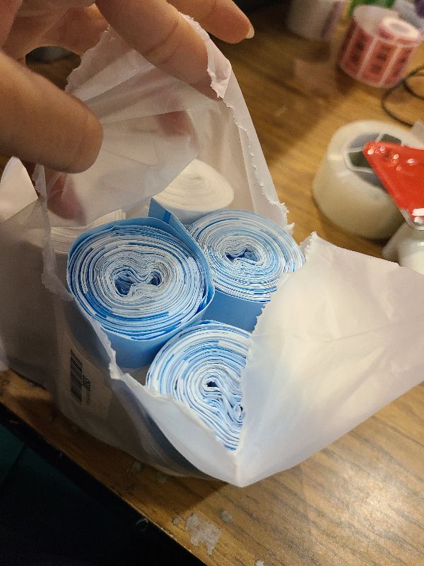 Photo 1 of 120 Count Self-Cleaning Cat Litter Box Liners Bag, Compatible with MeoWant-SCO1 and MeoWant-SCO2, Thick Heavy Duty Drawstring Replacement Cat Litter Box Liners-18"x 12.6"