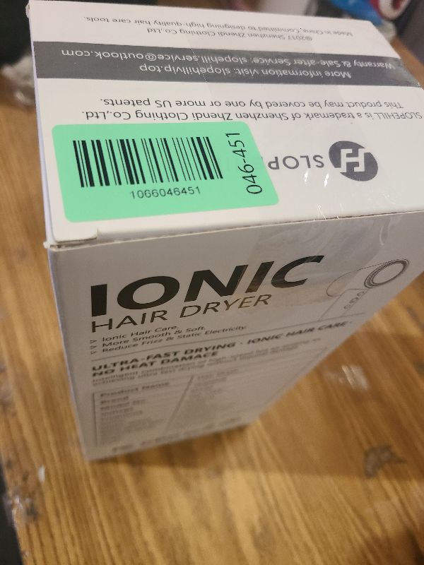 Photo 1 of (OUTLET)slopehill 110,000 RPM Professional Hair Dryer - 0.8lb Ultra-Lightweight, 2 Billion Ion Technology for 98% Frizz Reduction, AI Smart-Temp Control, Magnetic Attachments for All Hair Types (Pink)