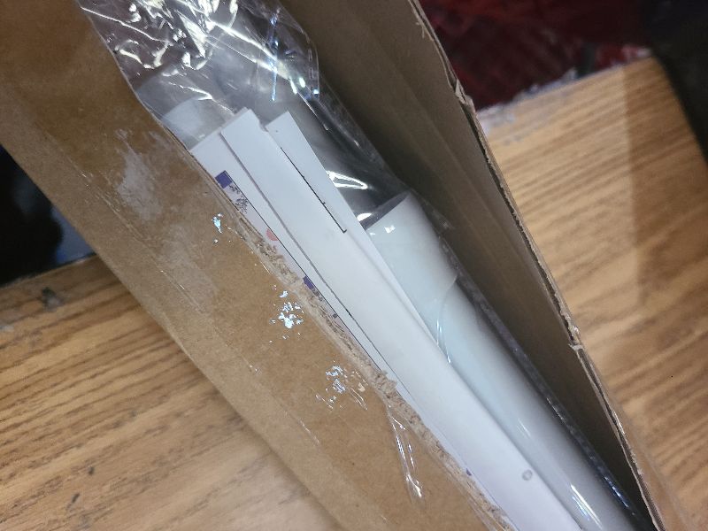 Photo 1 of 2 Pack White Tension Curtain Rod for Windows 28 to 48 inch, Adjustable Expandable Pressure Spring Curtain Rod No Drilling, 7/8" Curtain Rod for Bedroom Doorway Closet Door