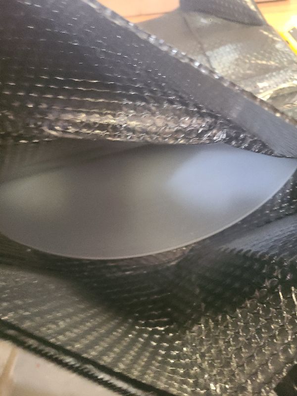 Photo 1 of 2 Pieces 1/8" Round Plexiglass Sheet, 20 Inch Diameter Clear Acrylic Circle, Round Cake Disk Acrylic Sheet, Plexiglass Table Top, Acrylic Backdrop