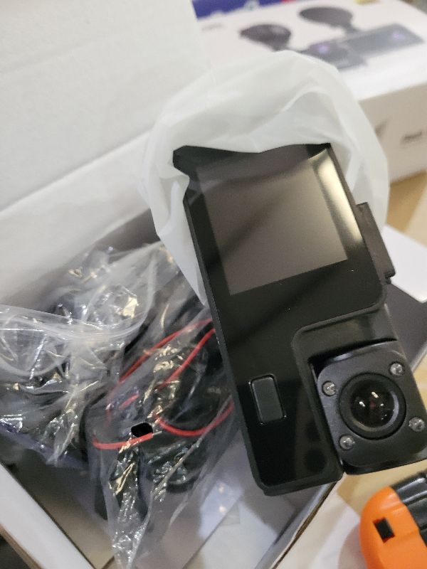 Photo 1 of 1080P 3 Channel Dash Camera for Car Front and Rear Inside Dashcam Car Video Recorder,170°Wide Angle Vehicle Cam,WDR,G-Sensor,2’’ IPS Screen,Loop Recording,Night Vision(3Channel Dash Cam With 32G Card)