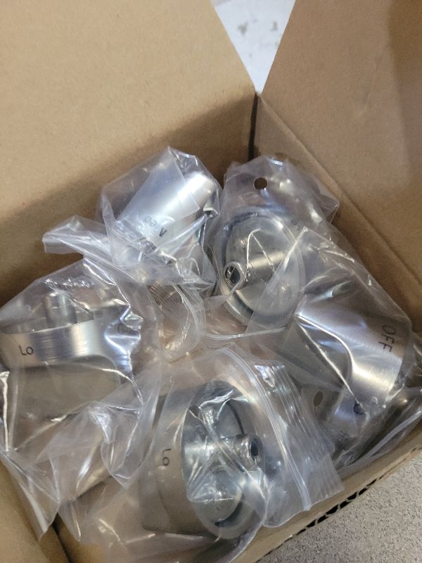 Photo 1 of (5Pcs) W11239985 Gas Stove Knobs Replacements Compatible with Whirlpool WFG525S0HZ1 WFG550S0HZ1 WFG525S0HZ0 WFG525S0JV0 WFG535S0JV1, Range Oven Knob Replace Part PD00061875 AP6333411 W10850015