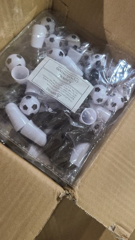 Photo 1 of [3D Goal Cards]24 Pack Valentines Day Gifts for Kids Finger Soccer Game with Valentines Day Cards for Kids School,Football Balls Tabletop Game for Party Favors Toddles Boys Girls Class Exchange Prizes