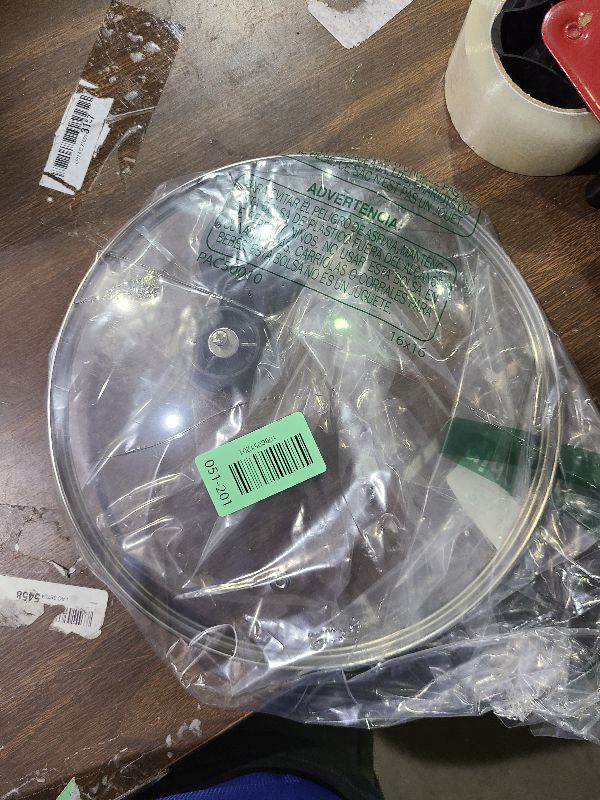 Photo 1 of 10 Inch Pan Lid 10" Tempered Glass Lid for Frying Pan, Skillets, Pans, Pots and Wok, Heat Resistant Handle