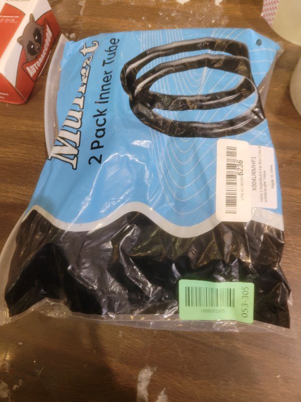 Photo 1 of 2 Pack 20x4.0, 26x4.0 Inch Premium Heavy-Duty Inner Tube with 32mm Schrader Valve Fat Tire Tube– Puncture Resistant Tube for E-Bike, Electric Bicycle,Commuter Bikes & Mountain Bikes with 2 Tire Levers