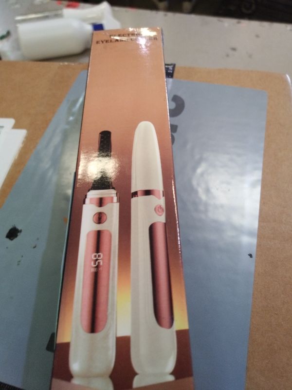 Photo 1 of 2026 Heated Eyelash Curler-USB Rechargeable Electric Eyelash Curler- Eyelash Curlers Heated 3s - 24 Hours Long Lasting- with Led Display for Women Girls-White