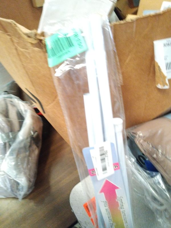 Photo 1 of 2 Pack Spring Tension Rods 28-48 Inches,5/8" Diameter White Spring Loaded Curtain Rods,Adjustable Small Short Tension Curtain Rod for Windows,Kitchen, Doorway,Bathroom,Cupboard Bars