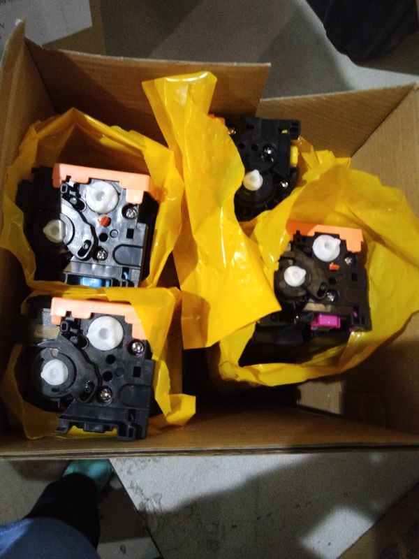 Photo 1 of 218A Toner Cartridges 4 Pack (with Chip) Compatible Replacement for HP 218A 218X for Color LaserJet Pro 3201dw MFP 3301fdw 3301cdw 3301sdw Printer Ink W2180A W2180X High Yield (BCMY, 4-Pack)