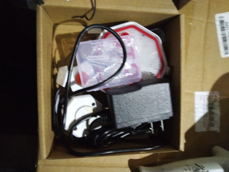 Photo 1 of 1 Pack Adjustable Garage Parking Sensor Aid with with Red/Yellow/Green LED Display, Garage Parking Aid Set Stop Distance 6"–6 ft, Battery (Not Included) or USB Powered, No-Drill Installation (White)