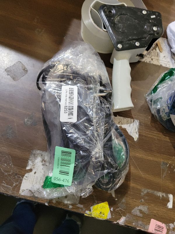 Photo 1 of 10Ft Extension Cord with Multiple Outlets, Flat Plug Power Strip Surge Protector with 10 Ft Long Cord, 6 Outlet 3 USB Ports (1 USB C), Multi Outlet Wall Plug for Travel, Dorm Room Essentials-Black