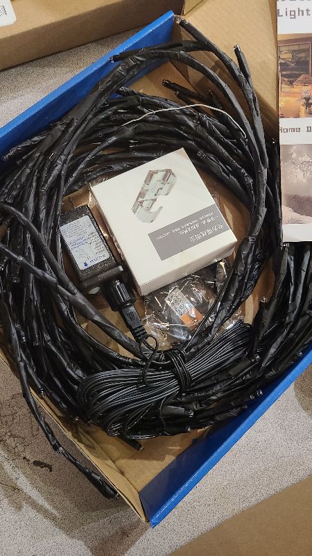 Photo 1 of 160 LED Plug In Vines Lights Room Decor with Remote, 8 Modes and Timer, Indoor Home Plants Flowers Tree Willow Lights, Artificial Tree for Walls Bedroom Living Room Kitchen Coffee Shop Decor?Black?