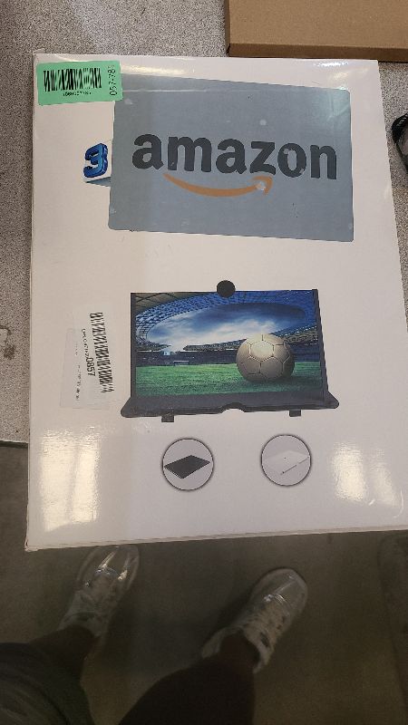 Photo 1 of 16" Screen Magnifier for Cell Phone – 3D HD Magnifing Screen Enlarger Projector for Movies Videos and Gaming – Foldable Phone Stand Holder with Screen Amplifier–Compatible with All Smartphones