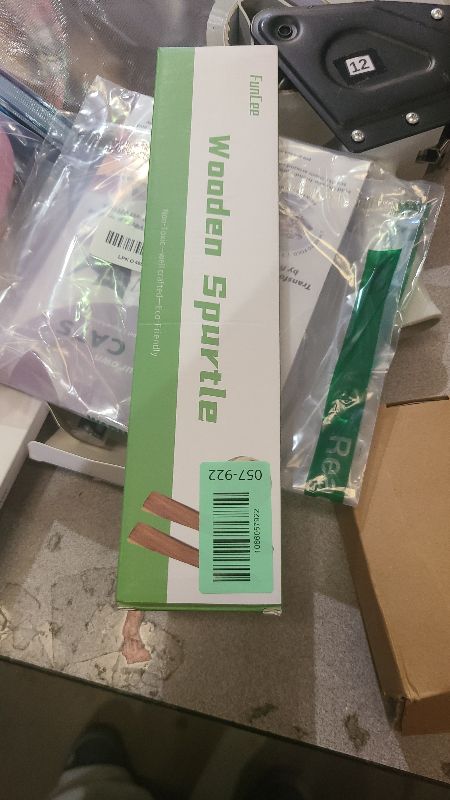 Photo 1 of 2 Pack Teak Wood Spatula, 12 Inch Wooden Spoons for Cooking, Sourdough Starter, Flat Steak Turner, Dough Whisk Spurtle Baking Utensil, Heat Resistant Spatulas for Cast Iron Flipping, stirring, Turning