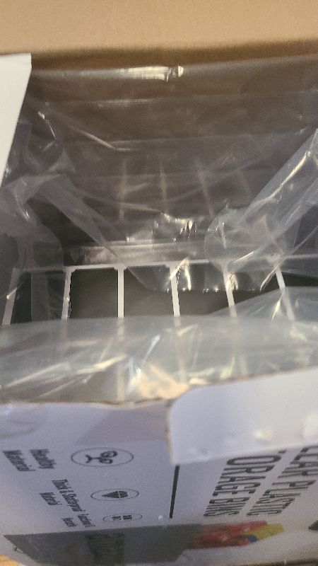 Photo 1 of 12 PACK Multi-Use Clear Plastic Storage Bins for Organizing w/Labels - Home, Kitchen, Pantry, Bathroom, Office, Cabinet Shelf Organizer Bins - SOHO Collection, RV, Fridge Organization Containers - L