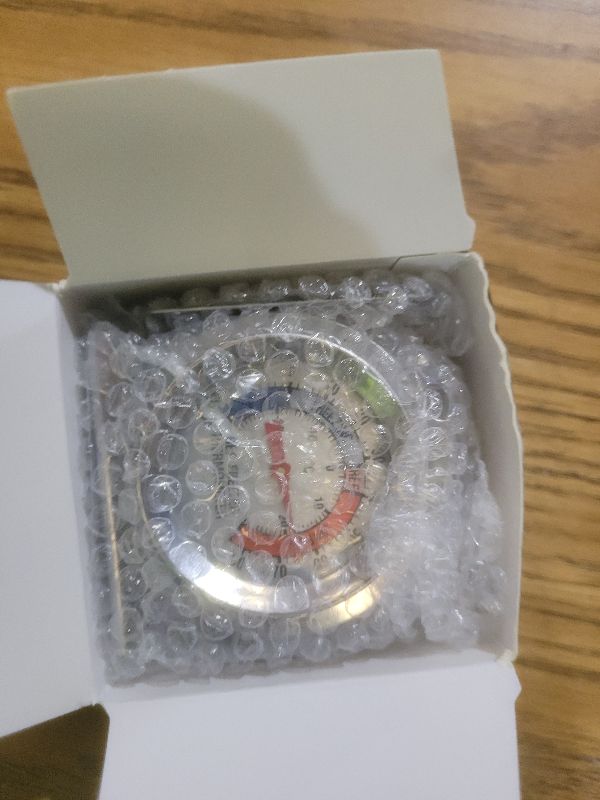 Photo 1 of 2 Pack Refrigerator Thermometer, 30-30°C/20-80°F, Classic Fridge Thermometer Large Dial with Red Indicator Thermometer for Freezer Refrigerator Cooler