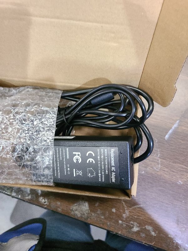 Photo 1 of 19.5V 3.34A 65W AC Adapter Charger Compatible with Dell inspiron 15R N5010 N5110 N7010 N4010 5521 5537 15 3520 3521 3531 3537 14 3421 5421 14R 5437 5421 17 3721 5748 17R 5737 5721 Power Supply Cord