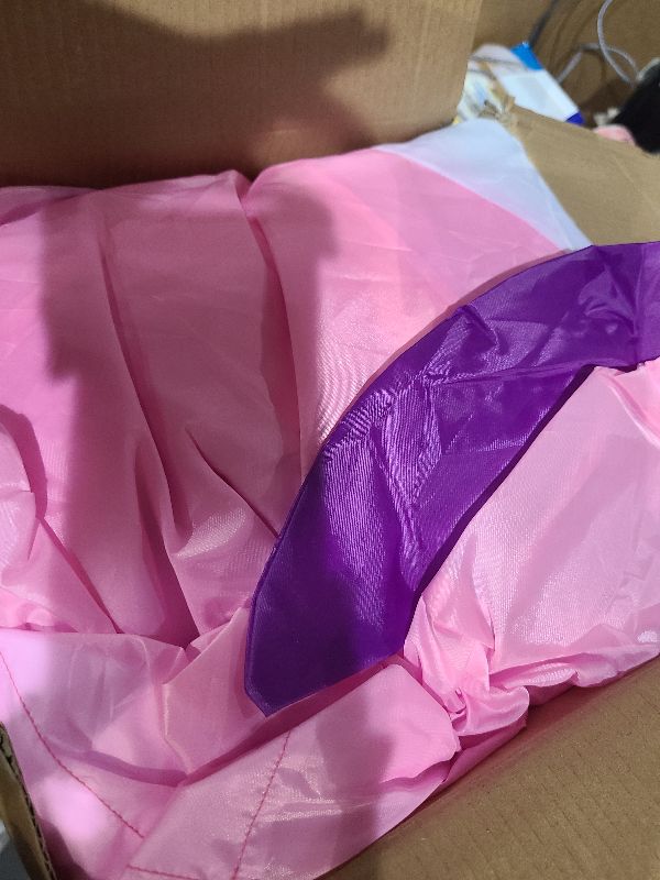 Photo 1 of 10FT Inflatable Unicorn Arch Outdoor Decorations Giant Blow Up Unicorn Rainbow Built-in 5 LED Lights for Unicorn Girls Birthday Party Wedding Baby Shower Garden Yard Lawn