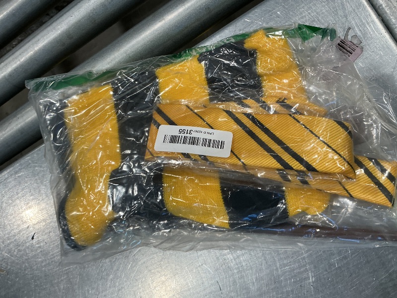 Photo 1 of ***MISSING ROBE*** OYYJIG Magician Robe for Adult Teens, Wizard School Costume for Men Women,Four Magic College Styles Cloak Witch Hooded Cape (Yellow, XXL)