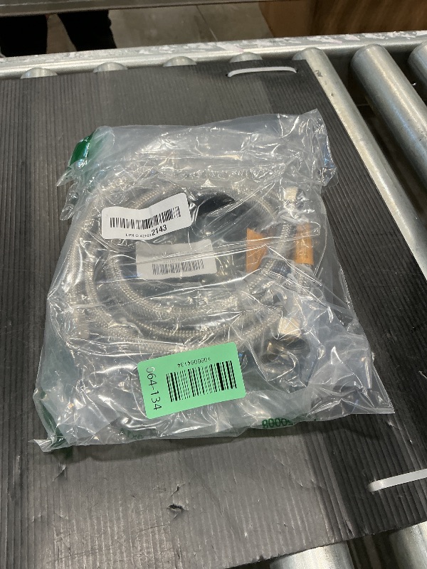 Photo 1 of [2-Pack] PROCURU 36" (3Ft) x 3/8" Comp x 1/2" FIP Faucet Hose Connector, Stainless Steel Braided Supply Line (9SF36-2P)