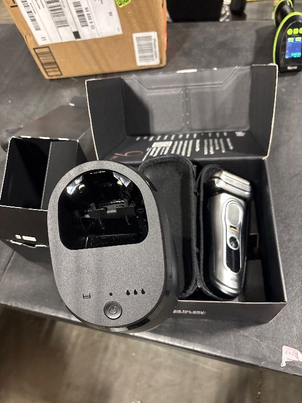 Photo 3 of Braun Series 9 PRO+ Electric Shaver, Wet & Dry Razor, Pro SensoAdapt, 6in1 SmartCare Center, 9697CC, Silver, Holiday Gifts for Men