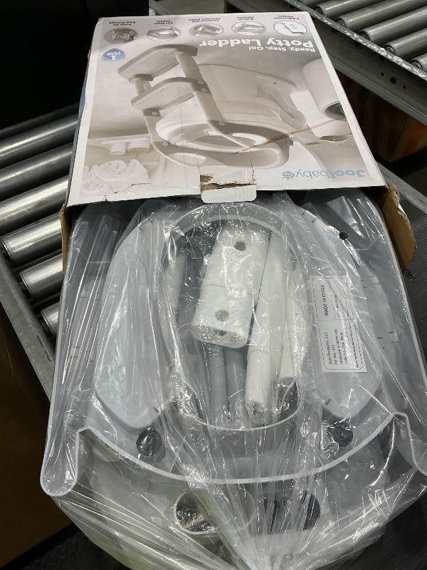 Photo 1 of ***MISSING HARDWARE*** Jool Baby Potty Training Seat with 2 Step Ladder for Toddlers - Splash Guard, Adjustable Height (Gray)