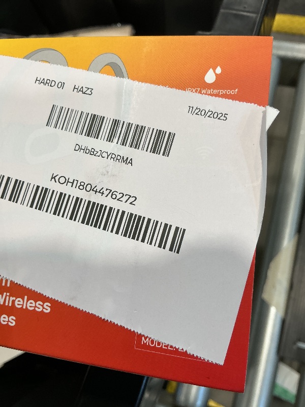 Photo 1 of *UNTESTED*
Lakukom Bluetooth Headphones, Deep Bass Wireless Running Headphones w/16 Hrs Playtime, Bluetooth Earbuds in-Ear w/Earhooks, IPX7 Waterproof Sports Earphones with Microphone for Calls