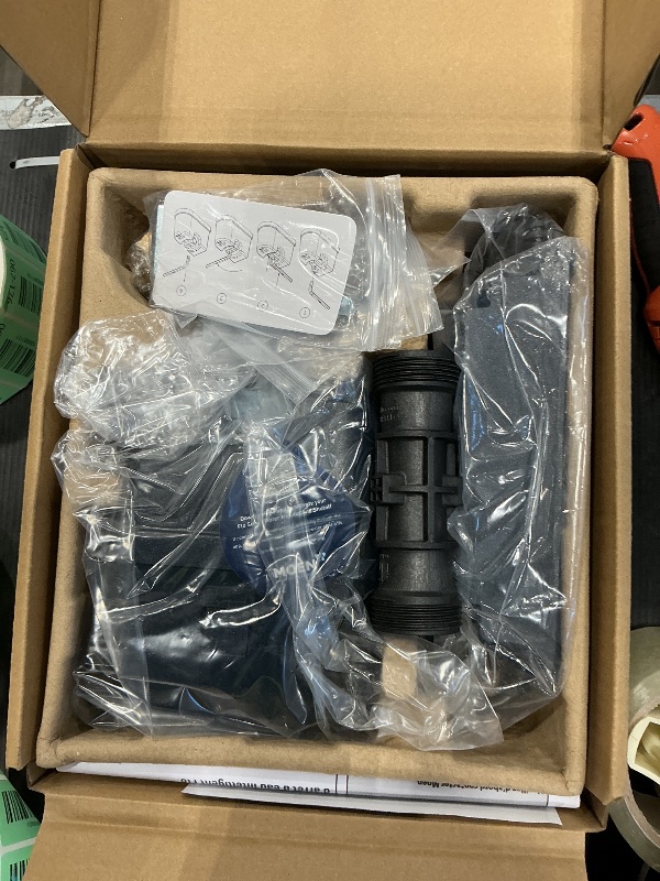 Photo 1 of Moen Flo Smart Water Monitor and Automatic Shutoff Sensor, Wi-Fi Water Leak Detector for 3/4-Inch Diameter Pipe, 900-001