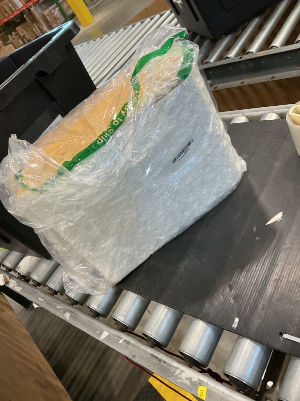 Photo 1 of EMAX HOME Extra Large Space Saving Farmhouse Bread Box With Wood Lid - Holds 2 Loaves - Vertical Breadbox Bread Storage Bin Holder for Kitchen Countertop, White