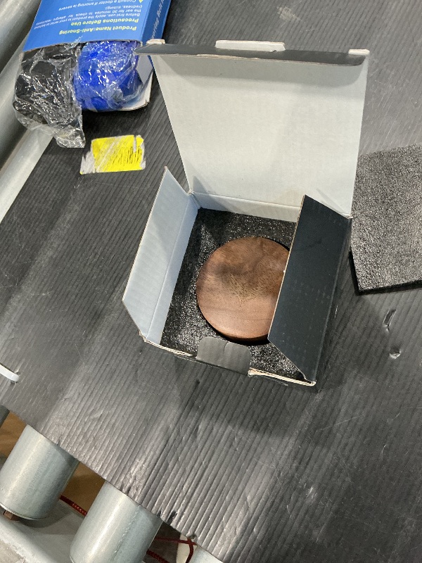 Photo 1 of KNODOS 54mm Espresso Distribution Tool Walnut Coffee Distributor Adjustable Depth Stainless Steel Espresso Leveler Compatible with Breville Espresso Machines