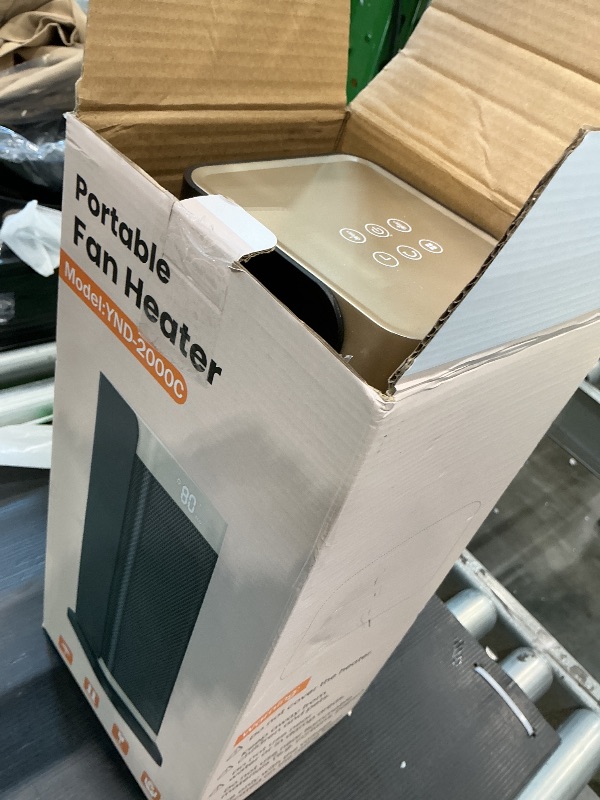 Photo 1 of **USED**
Space Heaters for Indoor Use, 1500W Electric Heater with Thermostat, 70° Oscillation, Remote Control, 3 Modes, 12H Timer, Portable Heater for Bedroom, Office, Home