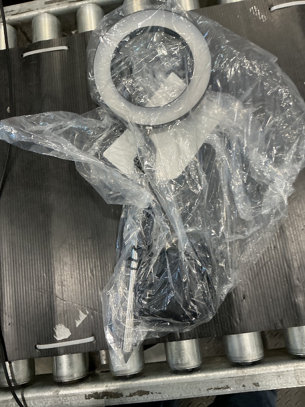 Photo 1 of **UNKNOWN MISSING PIECES**LORDEM Black Full Spectrum LED Grow Light, 72 LEDs, 4 Brightness Settings, Auto On/Off Timer, Height Adjustable, Ideal for Large Plants